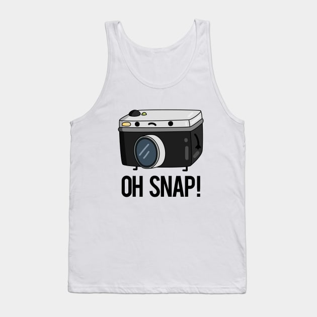 Oh Snap Funny Camera Pun Tank Top by punnybone